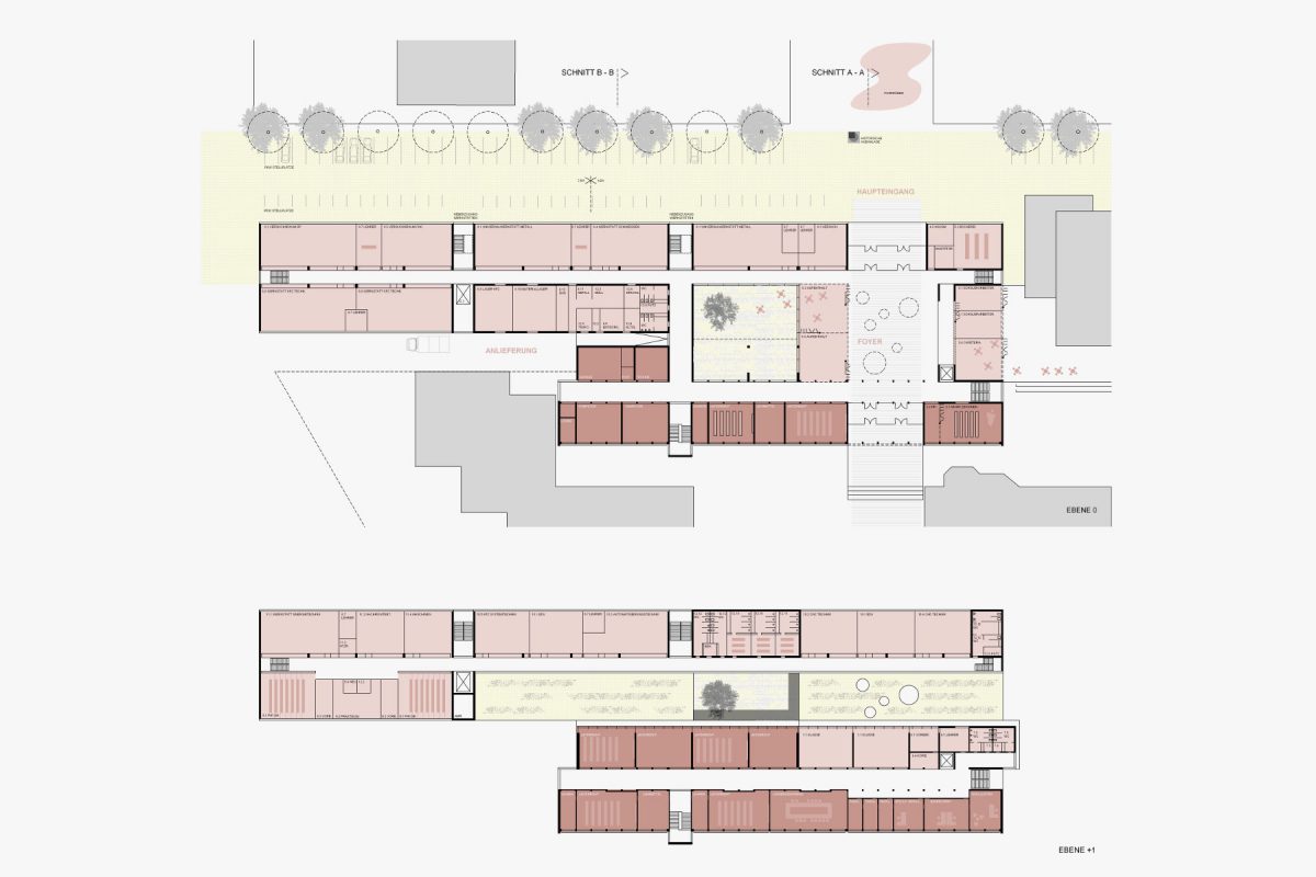 Erweiterung der Steinbeis Schule Grundriss